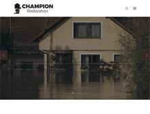 Tablet Screenshot of championrestoration.com